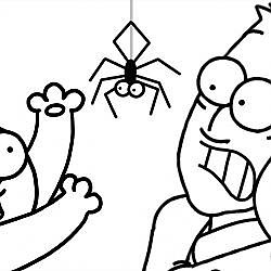 BRAND NEW B&W | Spider Cat - Simon's Cat (Halloween Special)