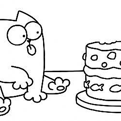 Purrthday Cake (A 10th Birthday Special) - Simon's Cat | BLACK & WHITE